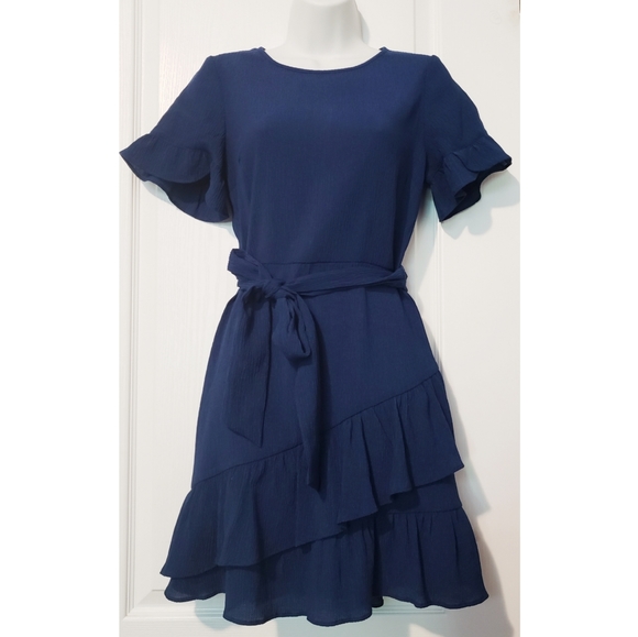 Banana Republic Ruffle Hem Fit and Flare Dress